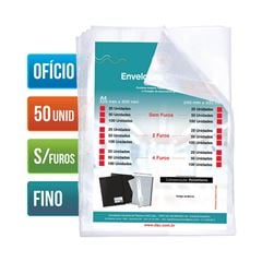 ENVELOPE PLASTICO OFC FINO S/F C/50