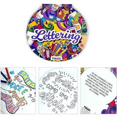 LETTERING PARA COLORIR