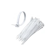 ABRACADEIRA 3,6X150MM BRANCA C/100UN