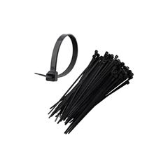 ABRACADEIRA 3,6X250MM PRETA C/100UN