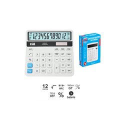 CALCULADORA DE MESA 12 DIG 136X102X26MM