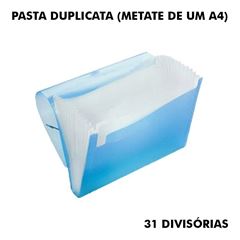 PASTA SANFONADA POLIBRAS DUPLICATA C/31D