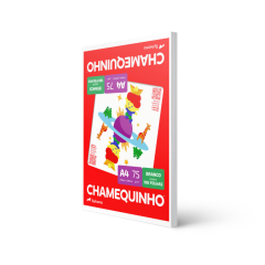 PAPEL CHAMEQUINHO A4 75GM2 BRANCO C/100