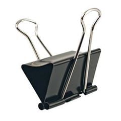 PRENDEDOR DE PAPEL METAL 15MM P/40FL