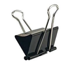 PRENDEDOR DE PAPEL METAL 25MM P/80FL