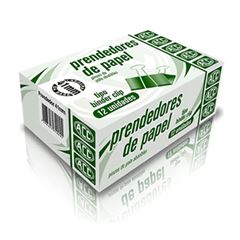 PRENDEDOR DE PAPEL METAL 41MM C/12UN