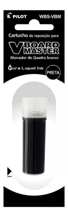 REFIL PARA MARCADOR PRETO WBS-VBM