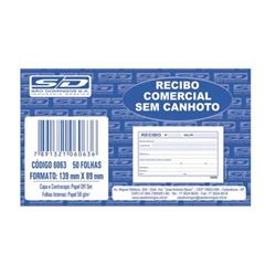 RECIBO COMERCIAL S/ CANHOTO C/50FL