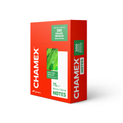 PAPEL CHAMEX NOTE 80X115 75GM2 BR C/300