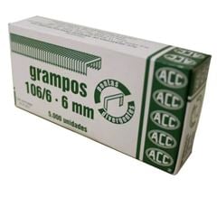 GRAMPO 106/6 GALVANIZADO CX.C/5000UN