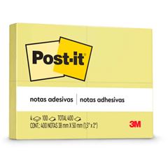 POST-IT 3M 38MMX50MM AMARELO 653 C/100FL
