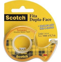 FITA ADESIVA 3M 12,7X6,35M DUPLA FACE TR