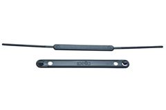 GRAMPO PLASTICO DELLOFIX PRETO 