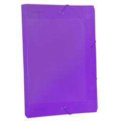 PASTA ABA ELASTICO OFICIO PP LILAS 3CM