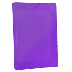 PASTA ABA ELASTICO OFICIO PP LILAS 4CM