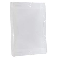 PASTA ABA ELASTICO OFICIO PP CRISTAL 4CM