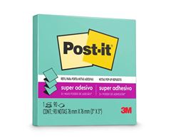 REFIL 3M POST-IT POP-UP AZUL AQUA C/90FL