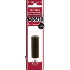 REFIL P/MARCADOR PERM. PRETO SUPER COLOR