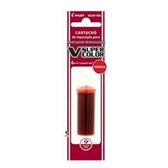 REFIL P/MARCADOR PERM. VERMELHO SUPER CO