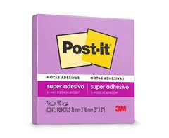 BLOCO 3M POST-IT LILAS 76X76MM C/90