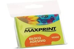 BLOCO ADESIVO MEDIA NEON VERDE C/100FL