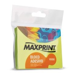BLOCO ADESIVO GRANDE NEON VERDE C/100FL