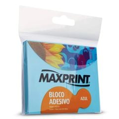 BLOCO ADESIVO GRANDE NEON AZUL C/100FL