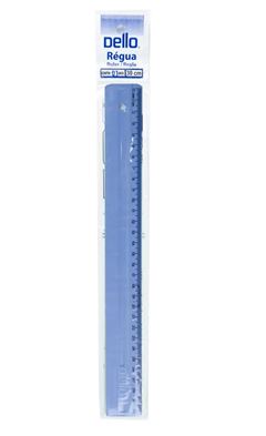 REGUA DE 30CM DELLO POP AZUL