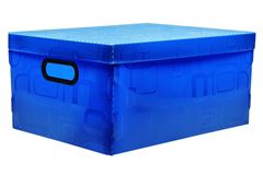 CAIXA ORGANIZADORA GRANDE AZUL