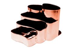 PORTA CANETAS DELLOCOLOR METAL ROSE GOLD