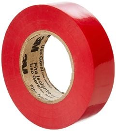 FITA ISOLANTE IMPERIAL CORES VERM 3M 18M