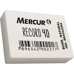 BORRACHA DE APAGAR MERCUR BRANCA RECORD 