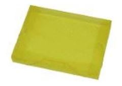 PASTA 40 MM POLIBRAS ESCOLAR SOFT AMAREL