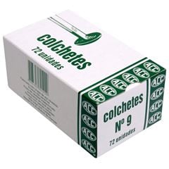 COLCHETE Nº 09 ACC CX C/ 72 UNID