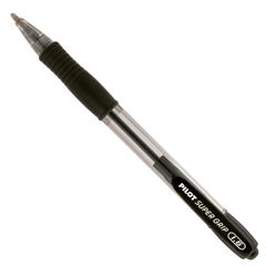 CANETA ESF 1.6MM PRETA SUPER GRIP-10R