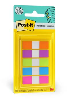 POST-IT FLAG 5 CORES NEON C/100FL 3M - H