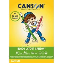 BLOCO LAYOUT LISO A4 60GM2 C/50FL