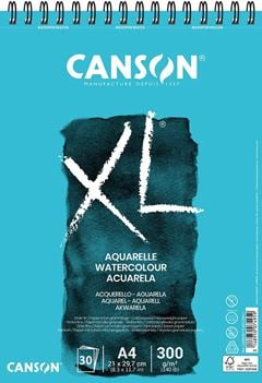BLOCO AQUARELLE CANSON XL 300GM2 A4 C/30