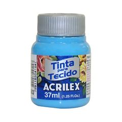 TINTA P/TECIDO FOSCA 37ML AZUL CELESTE