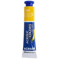 TINTA ACRYLIC COLORS 20ML AMARELO ESCURO
