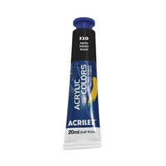 TINTA ACRYLIC COLORS 20ML PRETO