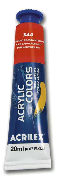 TINTA ACRYLIC COLORS 20ML VERMELHO DE CA