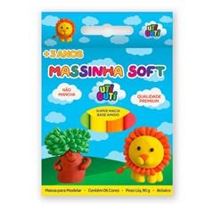 MASSINHA SOFT UTI GUTI 6 CORES 90G