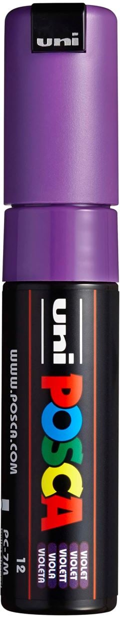 CANETA POSCA PC-7M VIOLETA 4.5MM