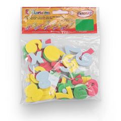EVA DIDATICO 3CMX5MM NUMEROS MEDIO 60PC 