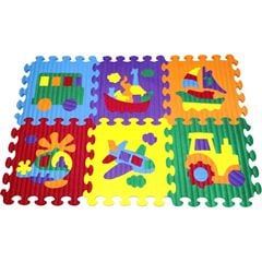 BORRACHA EVA MEIOS DE TRANSP 27X27CM 8MM